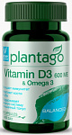 Plantago Vitamin D3 600 ME & Omega 3